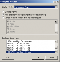 Configure Monitor